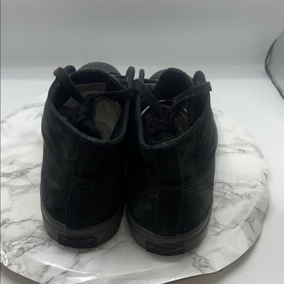 CONVERSE JACK PURCELL Black Leather High Top Sneakers-10.5 - Picture 4 of 7